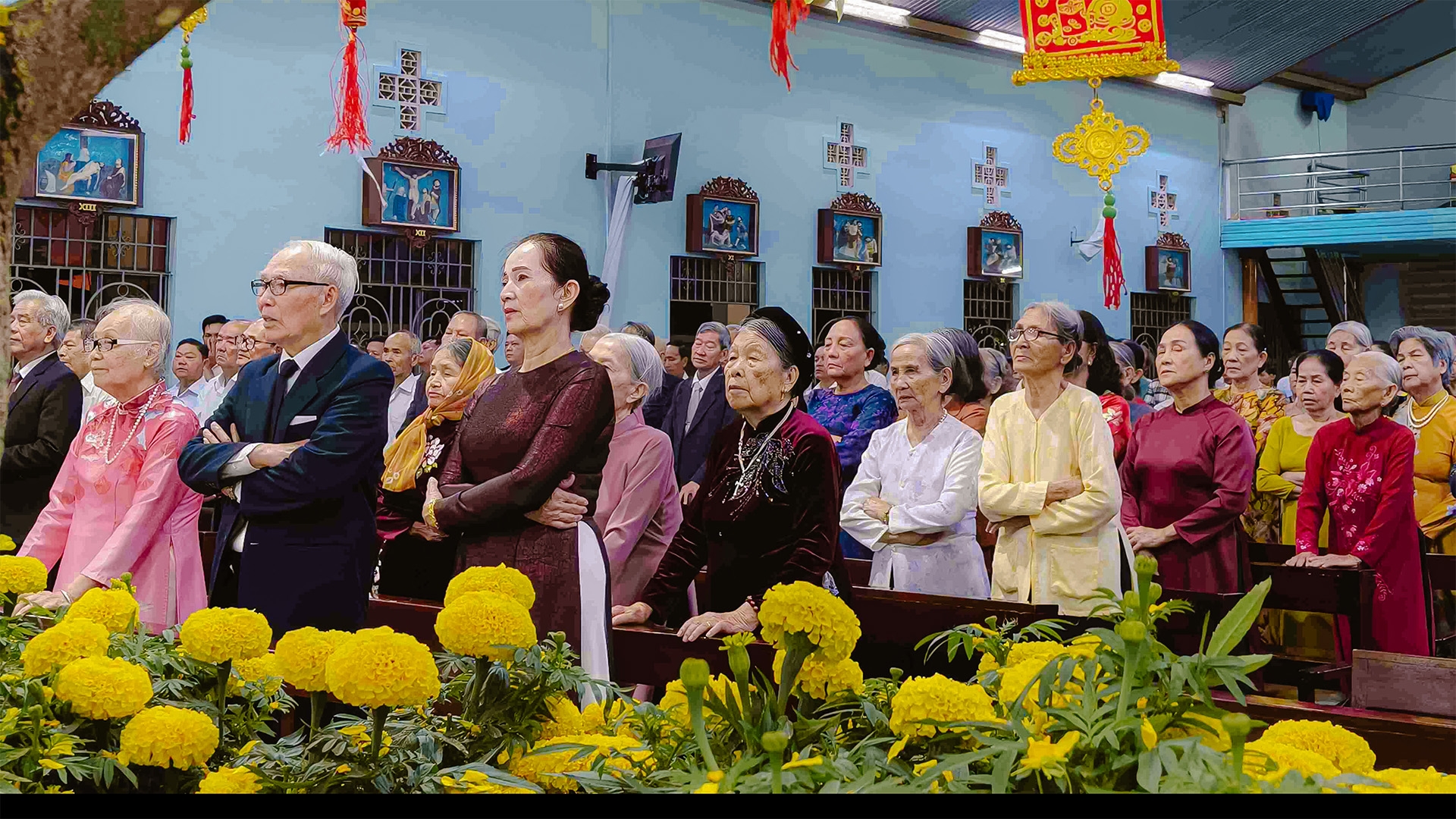 Giáo Xứ Kiên Long | Thánh Lễ Mùng Hai Tết – Kính Nhớ Tổ Tiên Và Mừng Thọ Các Cụ